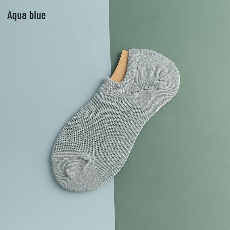 LCsanyp Unisex Breathable Cotton No-Show Socks One Size