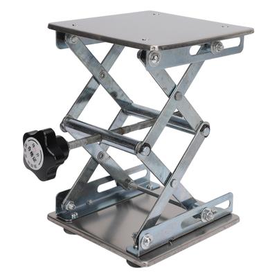 Scissor Laboratory Jack Stand Stainless Steel 6x6 Inch Extendable Scientific Scissor Lifting Jack