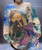 Chic Mom 2026 Spring Rhinestone Knit Round Neck Slim Sweater for Women