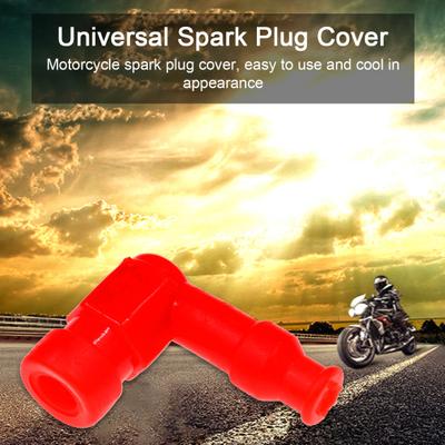 2 adet Motosiklet Buji Kapağı Yüksek Performanslı Sağ Açı Evrensel Buji Çizme Motosiklet Dirt Bike ATV Parçaları Yedek Aksesuarlar