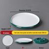 Melamine Nordic Style Cold Dish & Stir-fry Plate for Restaurants and Hotels