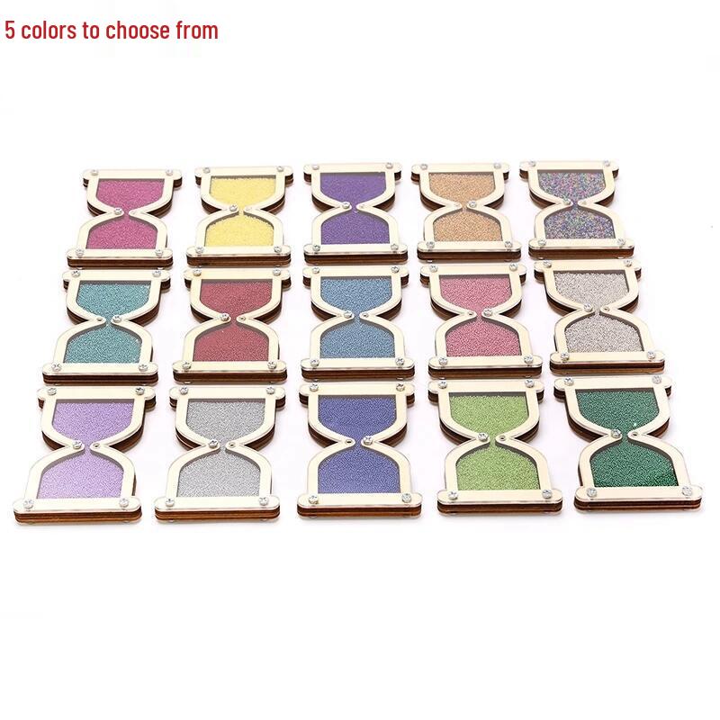 Hand-Painted DIY Busy Board: Educational Wooden Gears & Clock Ornament for Teaching and Decoration