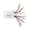 Bike Motor Controller Kit 48V 350W Power Display Multiple Protection Brush Motor Controller with Throttles for DIY