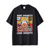 More Spaghetti Less Upsetti Funny Cat Lover Meme T-shirt Unisex Women Humor T Shirts Casual O Neck Cotton Short Sleeve Tee Shirt