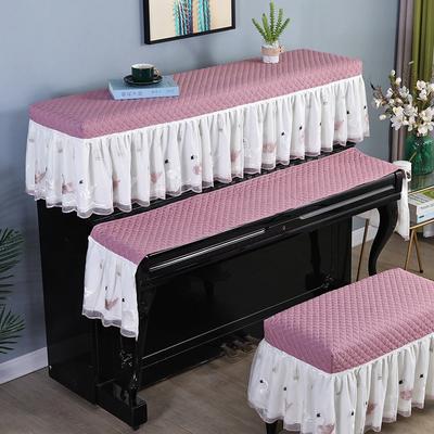 Decoración del hogar sencilla Juego de 1 pieza Dibujos animados Funda antipolvo Funda para banco de piano o Funda para teclas de piano Toalla Hogar Tela decorativa sencilla