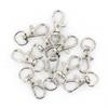 30pcs Silver Metal Snap Hook Clip Keychain Clasp 30mm