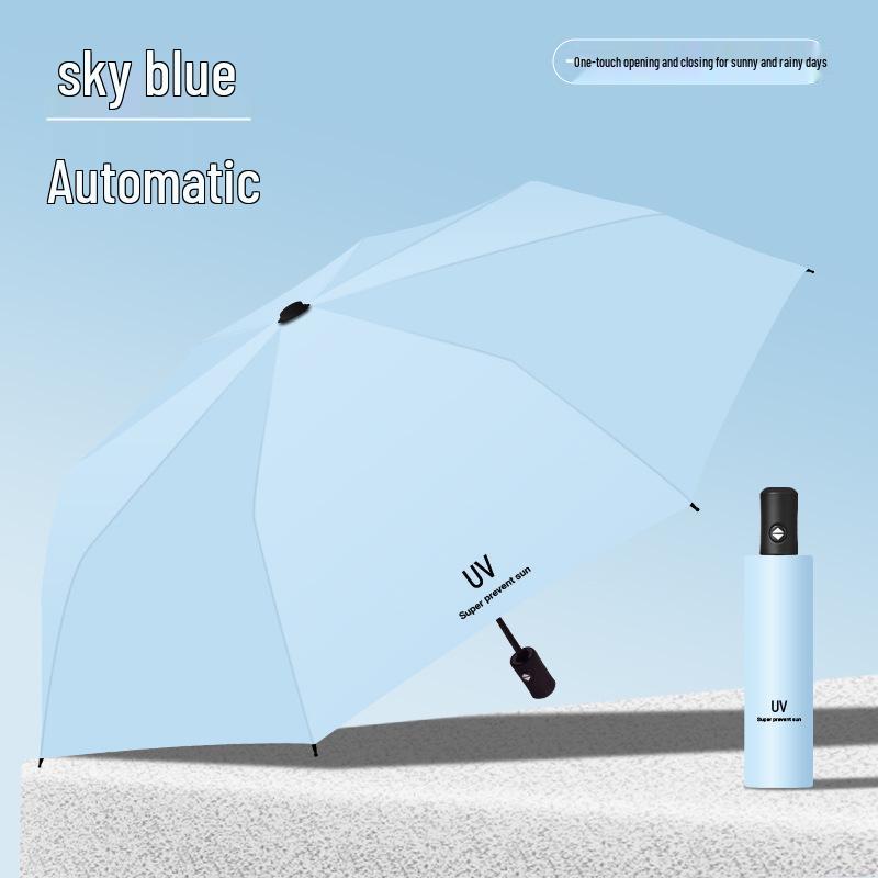 Umkehrbarer UV-Sonnenschirm: Anti-Ultraviolett Unisex Schwarzer Regenschirm mit individuellem Logo