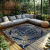 Stylish Area Rug Non Slip Indoor Outdoor Mat Washable Floor Carpet Modern Bohemian Decor Home Living Room Dorm Room Accent