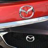 Bright Plastic Car Front Trunk Steering Wheel Badge for CX-4 CX5 CX7 Mazda3 5 6 Replaced Sticker Rear Styling Decoration