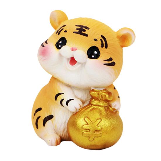 Excellent Tiger Statue Anti-fade Resin Decorative