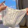 Low Waist Underwear for Women Bow Mesh Briefs Sweet Lace Panties  Girl