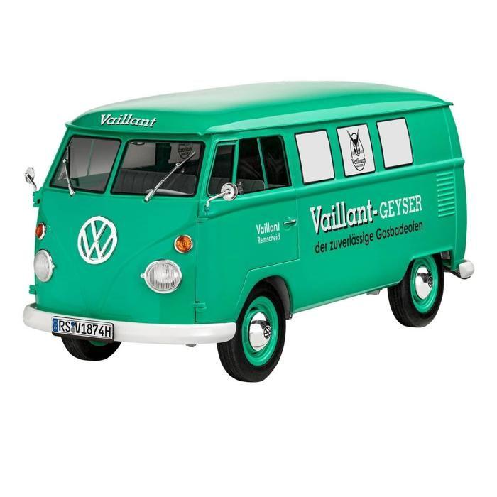Coffret cadeau : 150 ans de vaillant - vw t1 - maquette voiture