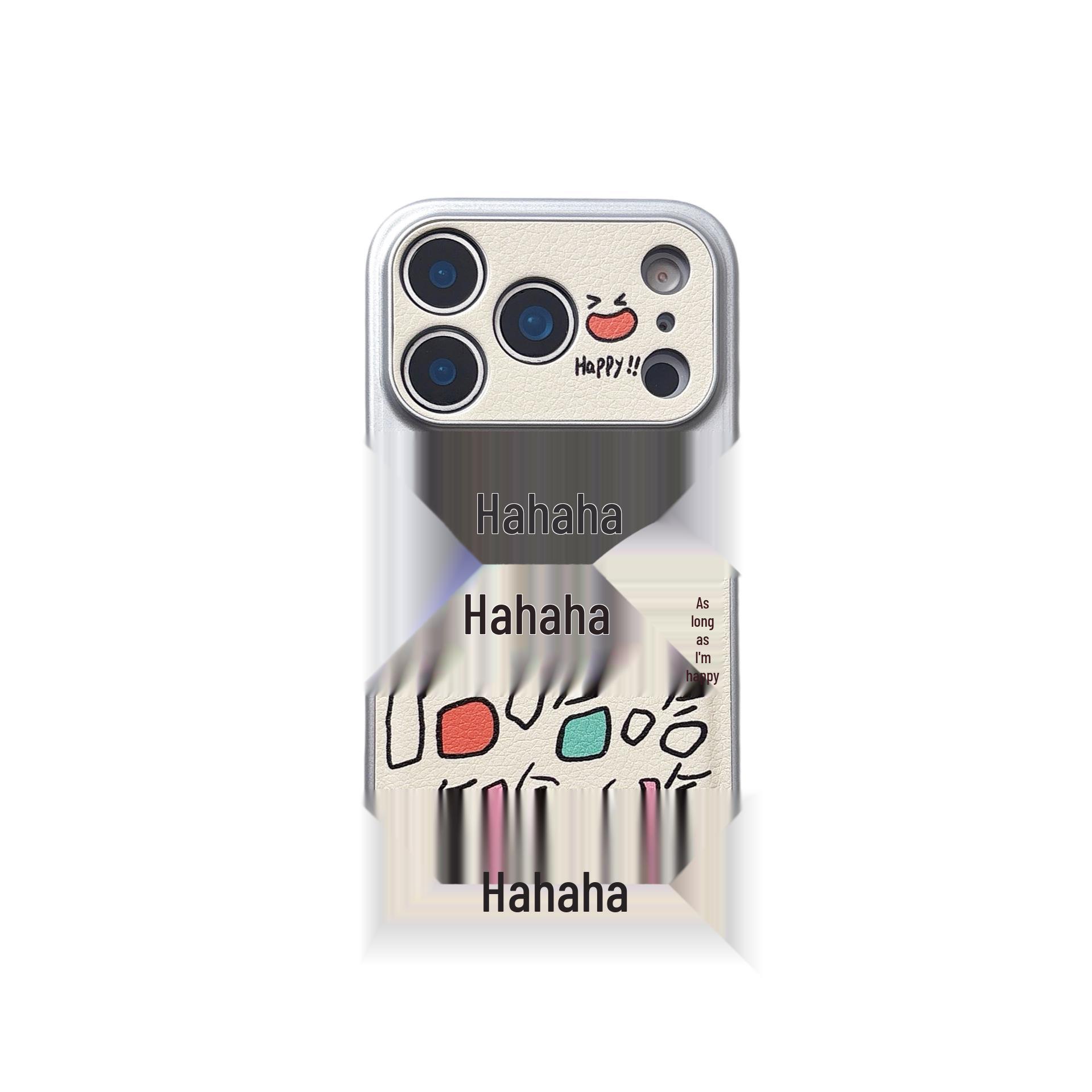 Colorful Graffiti Hahaha iPhone 17 Pro Max Full Coverage Case iPhone 14 Pro