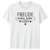Freude Teilen Liebe Leben TShirt GerUnisex Sayings Lifestyle Gift For Him And Her
