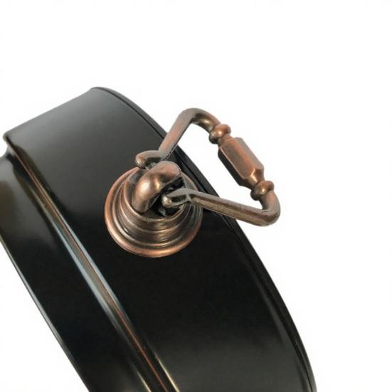 Vintage Metall Analoger Wecker Großes Display Tickenlos Leise Batteriebetrieben Schlafzimmer Retro Schreibtisch Quarz Uhr Kinder Schüler Geburtstagsgeschenk