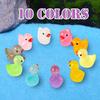 1000Pcs Luminous Mini Resin Duck Tiny Duck Figurine for Fairy Garden Landscape Aquarium Potted Plant Prank Game DIY Ornament Party To Hide, Miniature