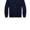 Polo Ralph Lauren FW25 Small Pony Logo Embroidered Cotton Linen Blend Single-Breasted Long Sleeve Knit Sweater Men sweater MNPOSWE16821493-400