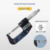 Shan Ce Electronic Digital Micrometer with Single/Double Pointed, Flat, and Beveled Tips, 0-25mm High Precision
