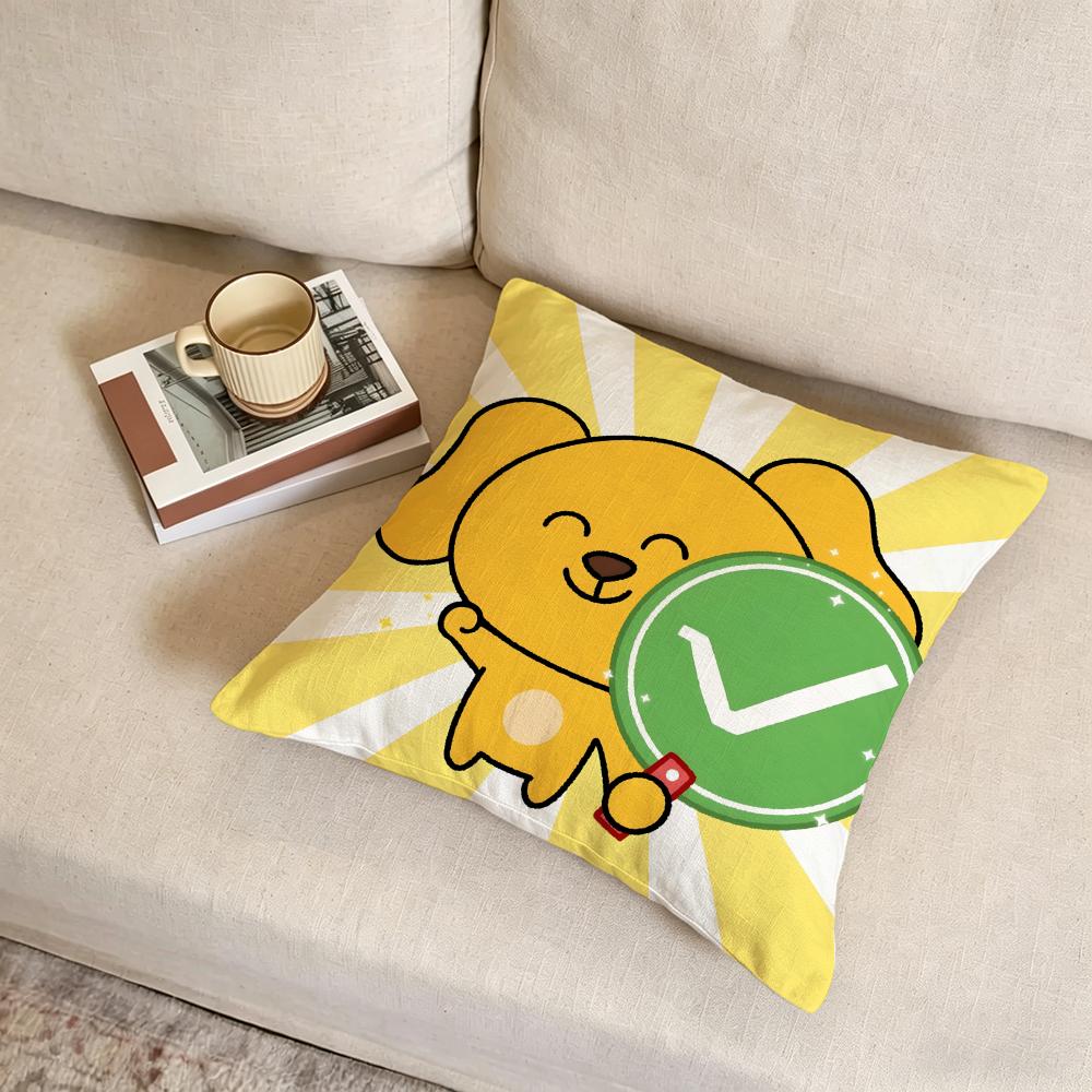 B-Big Silly Dog Cushion Cover Fabric Soft Furnishing,Pillowcase, Cushion Cover, Sofa Pillow, Home Decoration