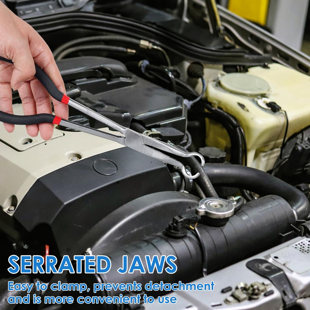 3/5Pcs Hose Gripper Plier Carbon Steel Spark Plug Removal Pliers Long Handle Car Electrical Disconnect Plier Radiator Hose Clamp