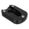 Motorcycle Kickstand Pad Aluminium Alloy Sidestand Foot Rest Replacement for Enfield Meteor 350 2021‑2023 Black