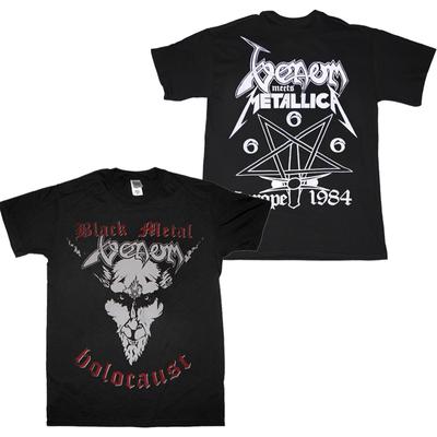 Metallica Venom Grup Tur Etkinliği Siyah Unisex Tişört