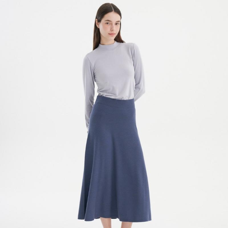 2nd Skin 4 Way Stretch Seamless Modal Mock Neck Long Sleeve Top Newst1100