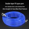 High-Pressure PU Air Hose with Quick Connect - 5*8/10*6.5/12*8, Pneumatic Air Compressor and Pump Compatible