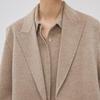Less 2023 Winter Straight-Fit Peaked Lapel Sleeveless Short Vest