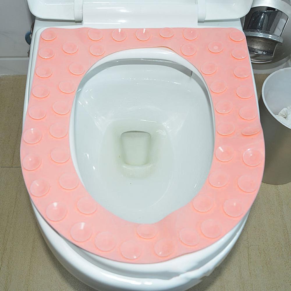 Silicone Toilet Seat Cover Non-Slip Toilet Seat Cover Pad Easy Clean Toilet Seat Pad Home Use
