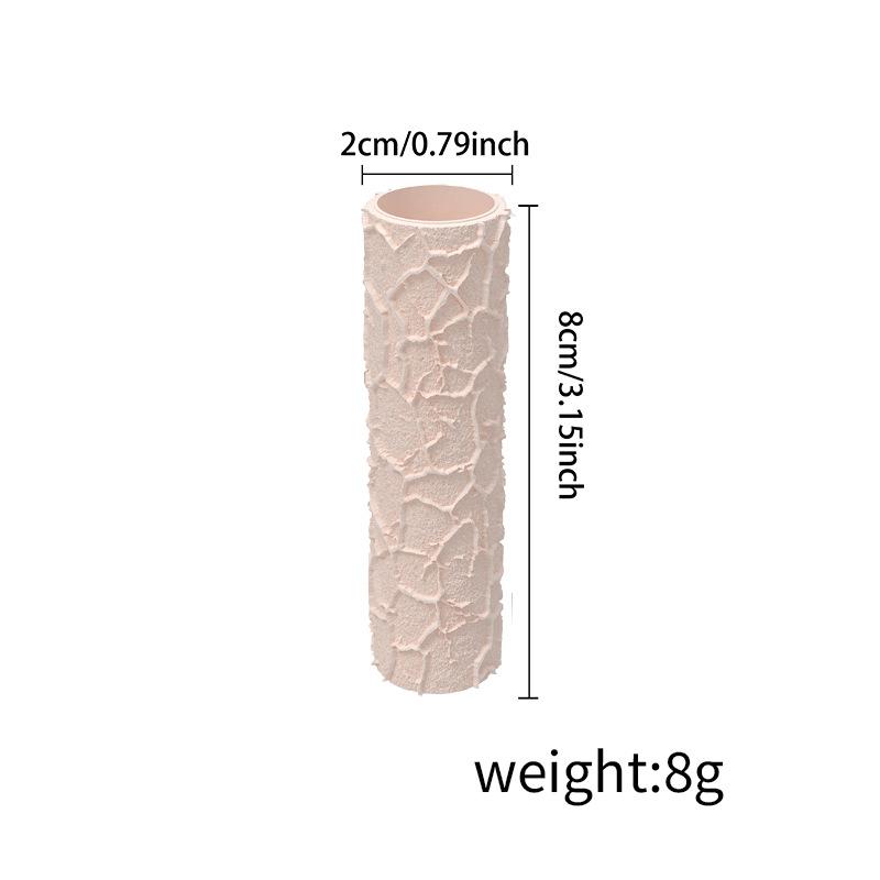Soft Pottery Clay Roller Irregular Crack High-precision Texture Roller for Clay Decoration Soft Pottery Earring Production