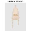 UR 2026 Women's Autumn Halter Neck Pleated Backless Mini Dress
