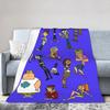 Totals Dramas Blanket Animated Sitcom Wool Throw Blankets Airplane Travel Portable Ultra-Soft Warm Bedspreads