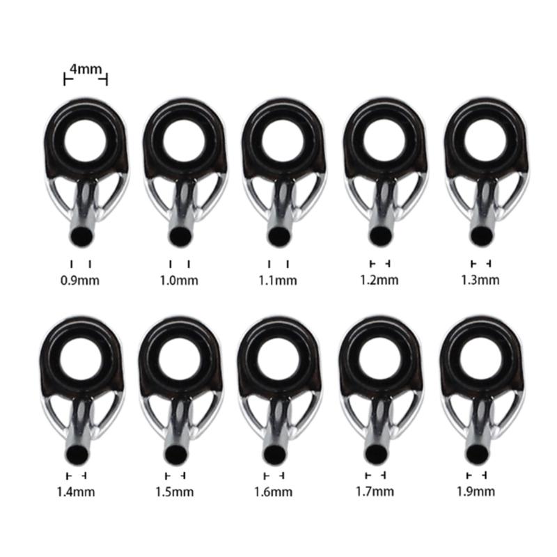 100PCS Steel Guides With 15kg Load Capacity Easy Installation With Multiple Fishing Rod Types