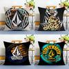 Extreme Sports Stone Volcom-V Pillow Case Anti-dustmite Pillowcase Invisible Zipper Silky Short Plush Sofa Cushion Cover