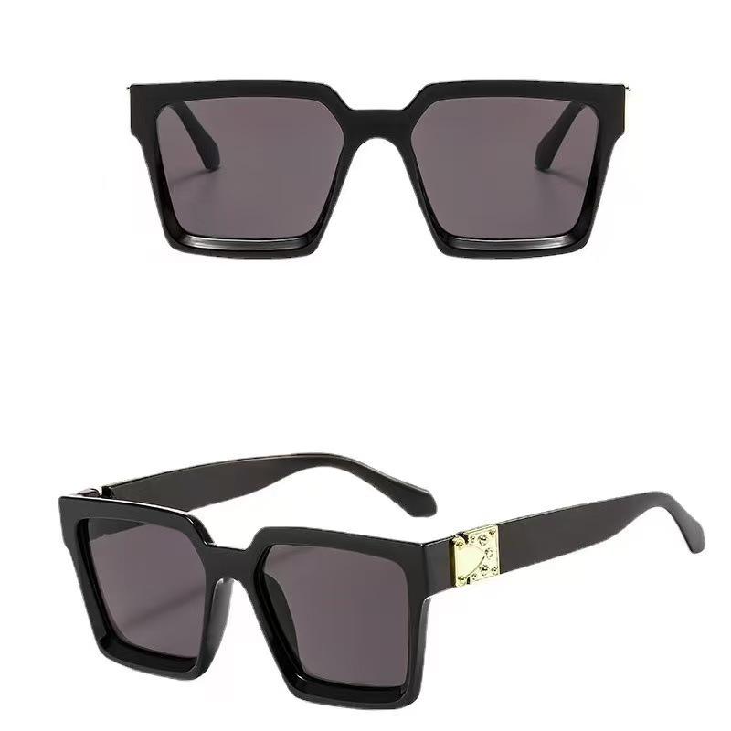 

Европейские и американские ретро женские солнцезащитные очки с большой оправой - защита от УФ-лучей, стиль, вдохновленный знаменитостями