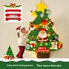 XL Handmade Felt Christmas Tree Kit for Kids - Educational DIY Hanging Ornaments & Gifts