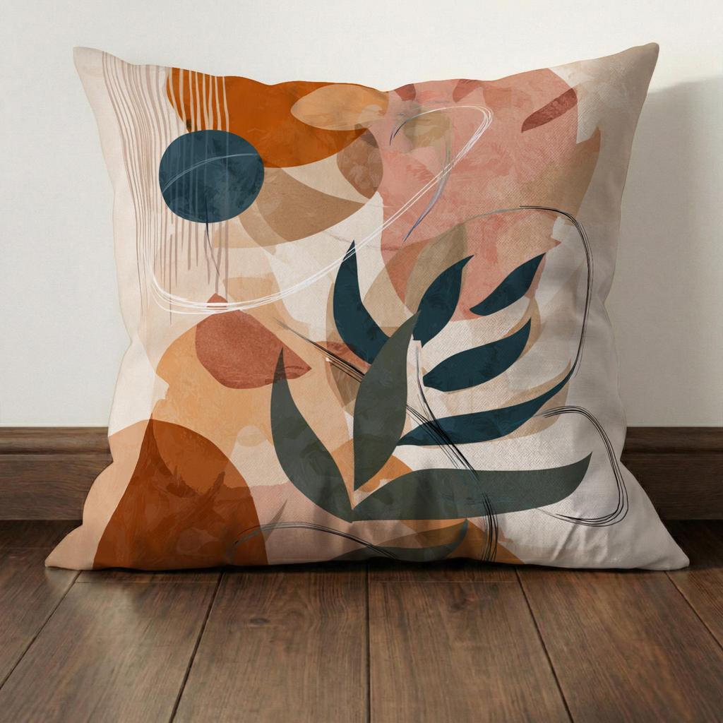 Pc Minimalist Abstract Boho Decorative Cushion Cover D Print Polyester Pillow Case for Sofa Bed Car Office Home Decoration