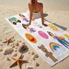 Ultra-Soft Beach Towel with Ms. Rachel Theme,Ideal for Pool - Camping, Diving - Perfect Travel Essential, Vibrant Beach Towel.
