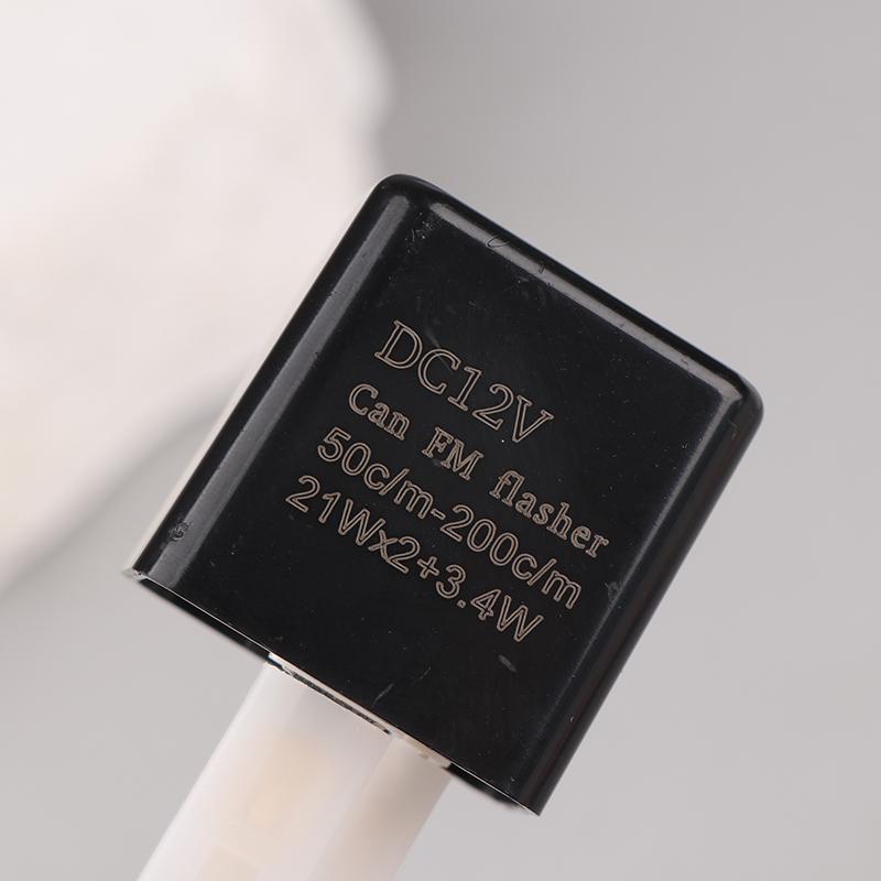Adjustable 2-Pin Electronic Led Flasher Relay With Wires For Bikes Motorcycles Scooters Turn Signals Hyper Flash Blinkers Relay
