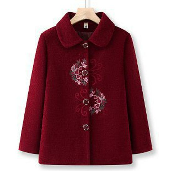 

Live Stream Style Winter Fashion Grandma Cotton Coat 2XL