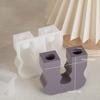 Silicone Resin Molds Candle Holder Molds S/U Shape Craft Mold Silicone Candle Base Molds Suitable for Candle Holder