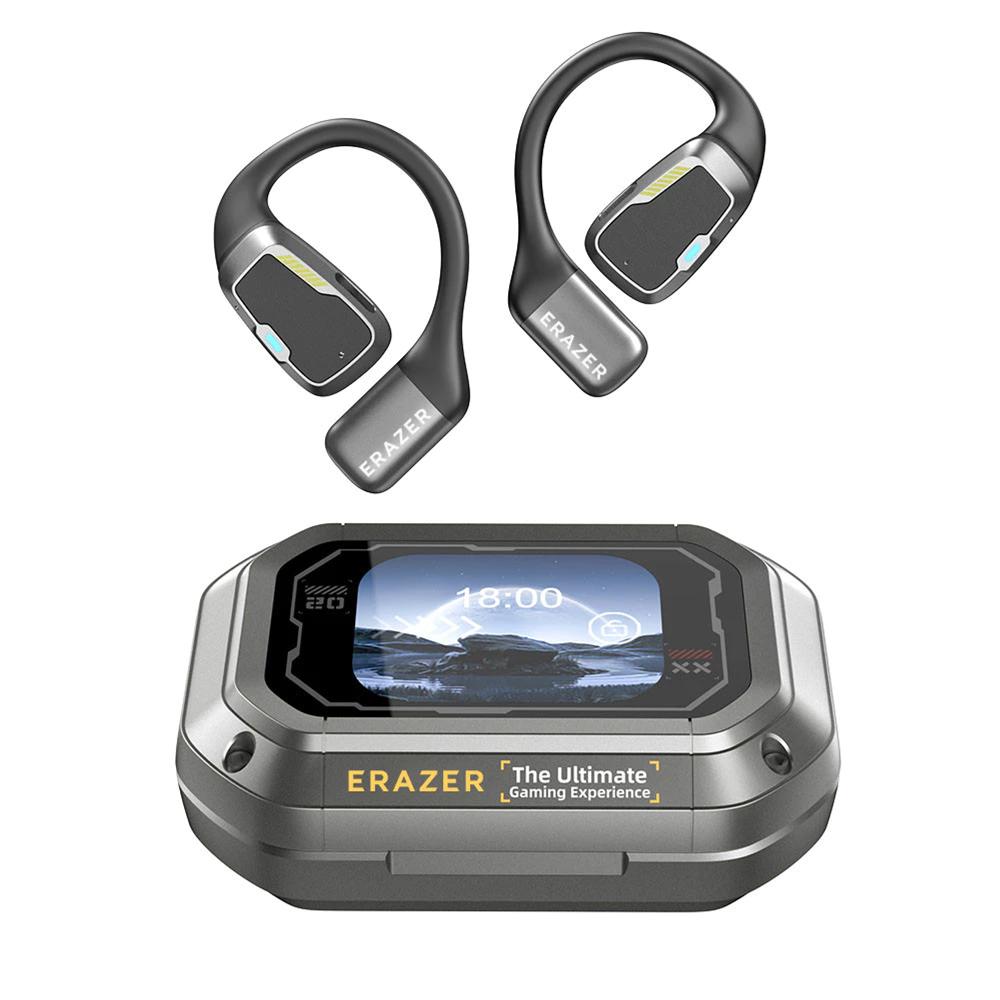Lenovo ERAZER XP6 AI Geräuschunterdrückung Kabellose Bluetooth-Ohrhörer mit Mikrofon AI Dialogmodus Kopfhörer mit geringer Latenz grau