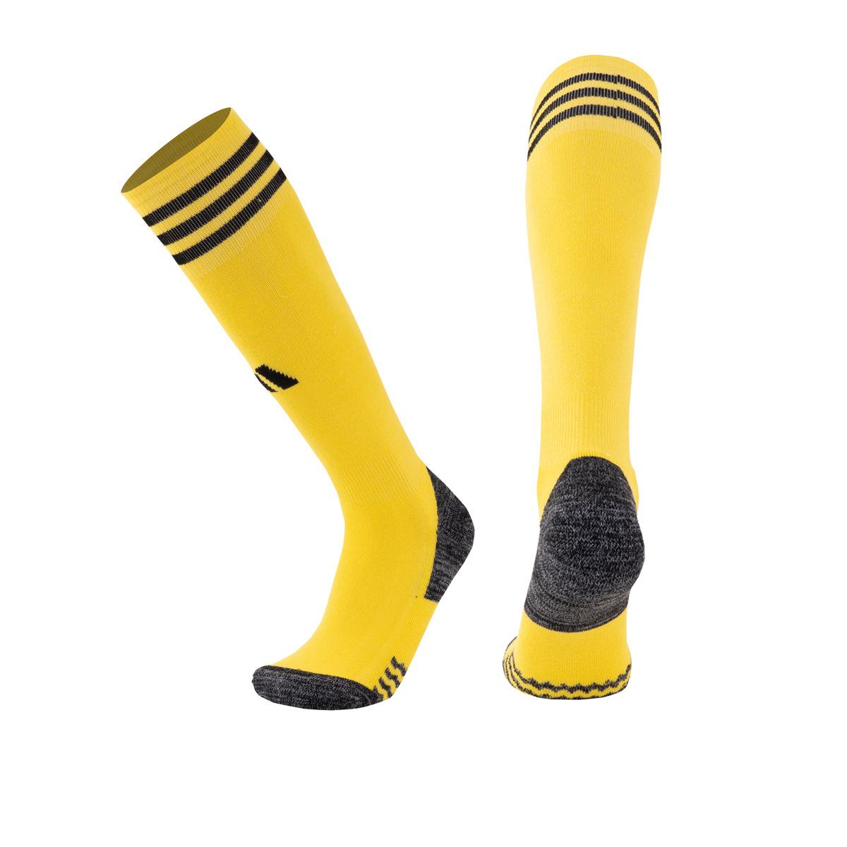 

Football Socks Men S Medium Tube, Non-Slip Training Socks, Towel Bottom Over Knee Thickened Professional Game Sports Socks m children