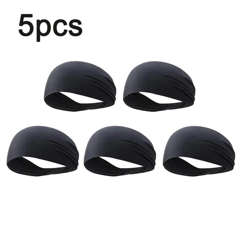 1-8PC sweatband for men women elastic sport hairbands head band yoga headbands headwear headwrap sports workout hair accessories