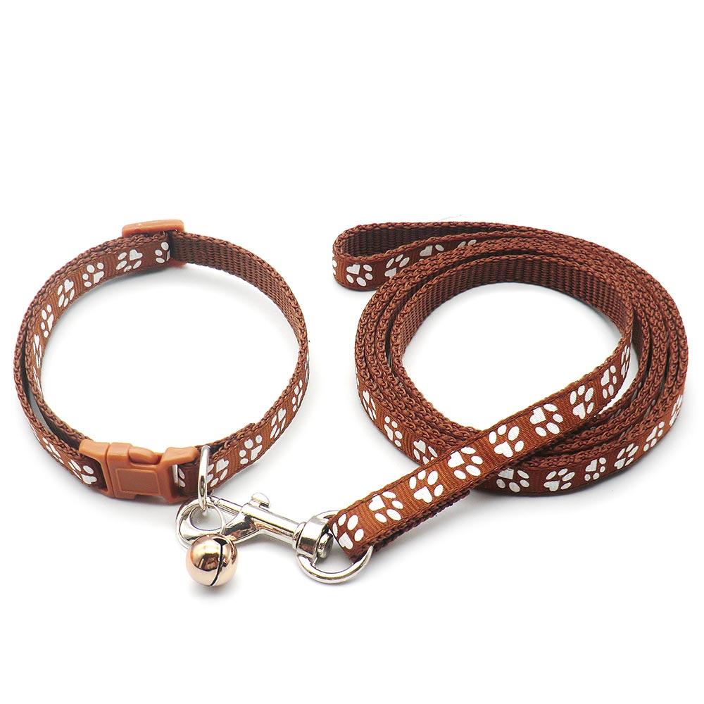 Dog Cat Collar Leash Adjustable Leashes Collar Puppy Outdoor Walking Chihuahua Terrier Schnauzer Outdoor Traction Rope General