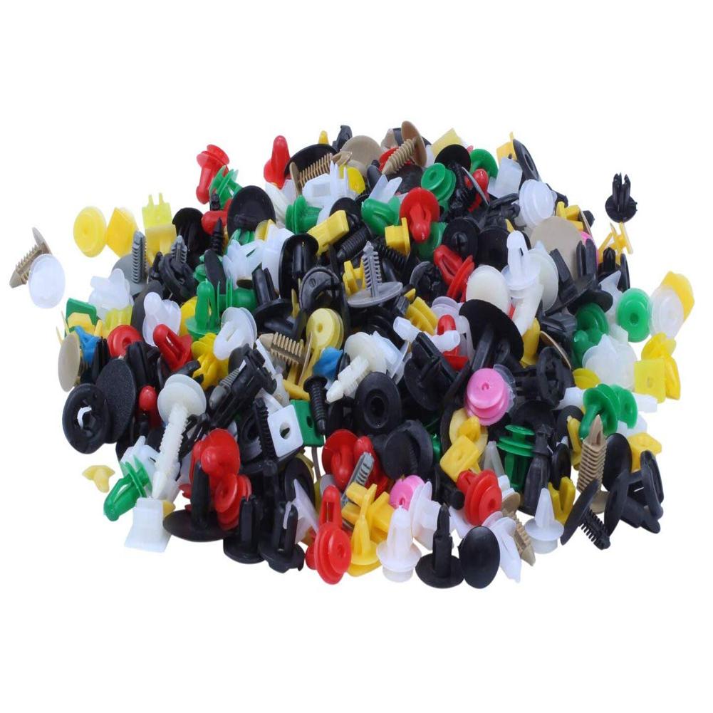 50pcs/100pcs Universal Mixed Auto Fastener Car Bumper Clips Retainer Car Fastener Rivet Door Panel Liner for All Car
