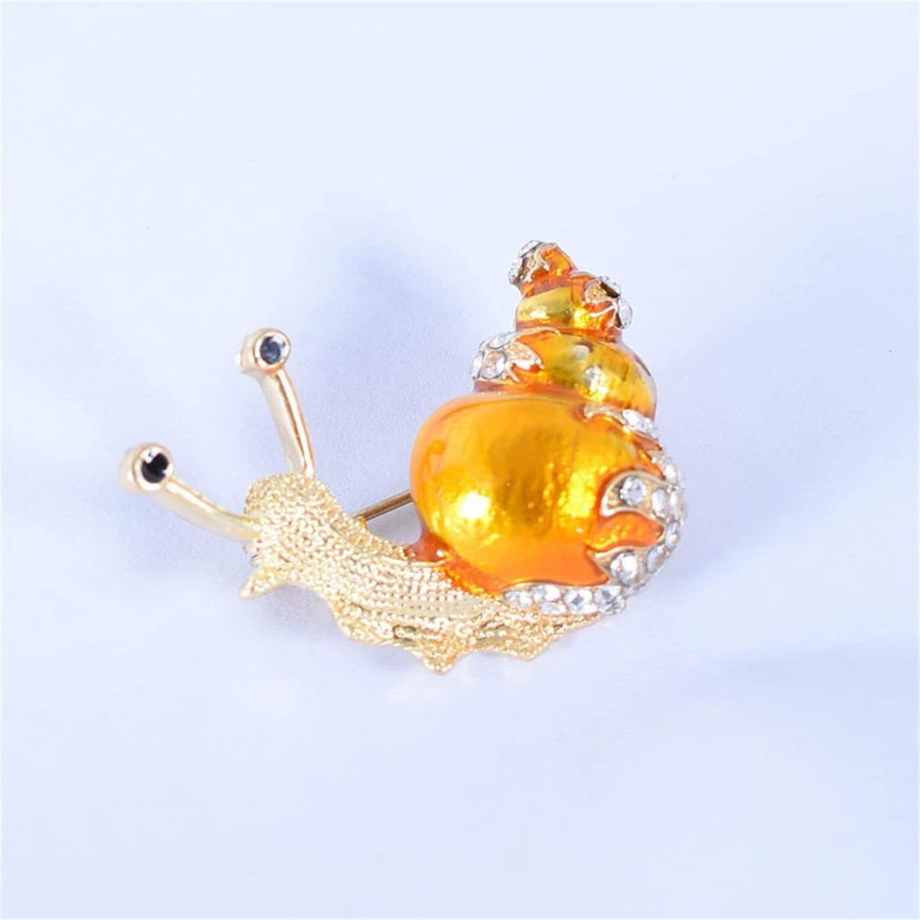 1Pc Charm Cute Snail Brooch Creative Personality Pin Fashion Trend Jewelry Accessories Party Birthday Festival Gift Souvenir