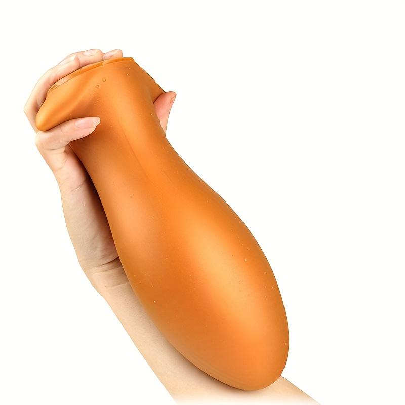 Super-Sized Anal Plug Trainer: Liquid Silicone Anal Plug Prostate Massage Anus Dilator For Beginners Advanced Users