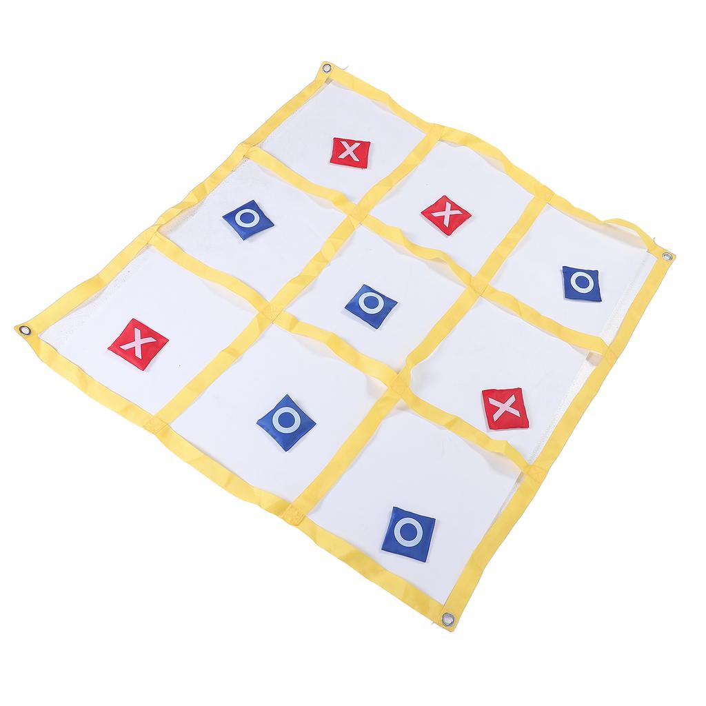 Large XO Outdoor Game Nylon XO Board Toss Yard Game with X and O Bn Bags Drawstring Bag for Kids Backyard Lawn Camping Games